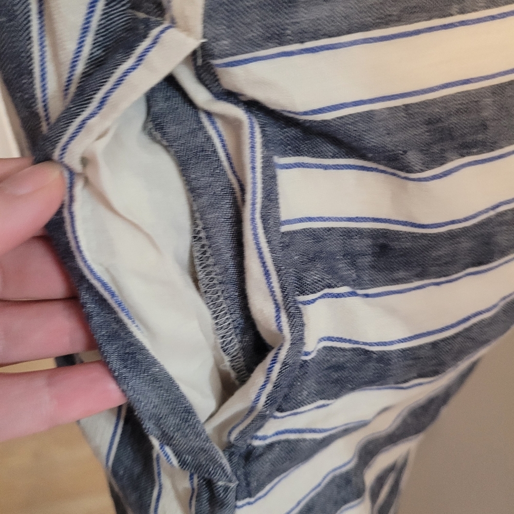 Madewell Stripe-Play Button-Back Tee Midi Dress – Size XS - Picture 4 of 5